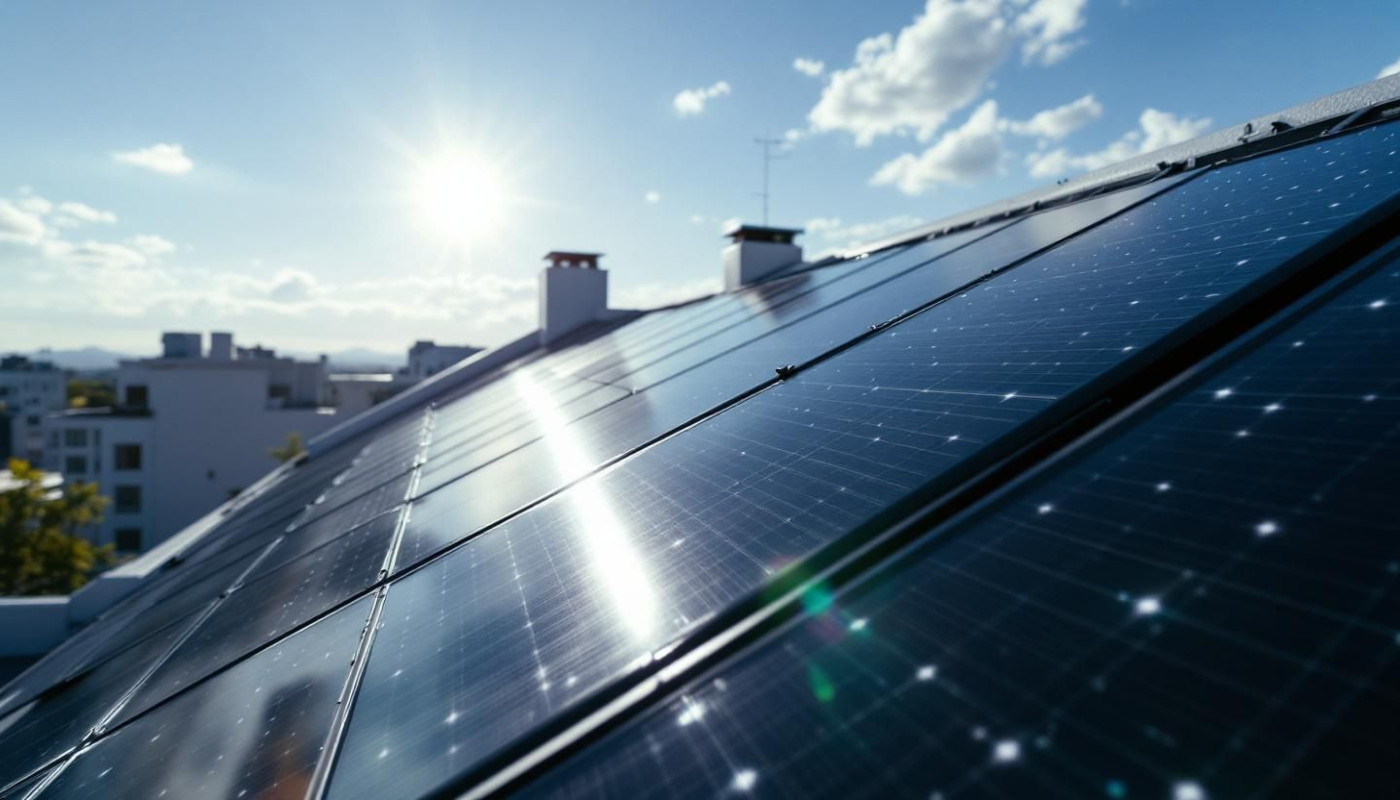 Optimisation de l'espace avec des panneaux solaires intégrés